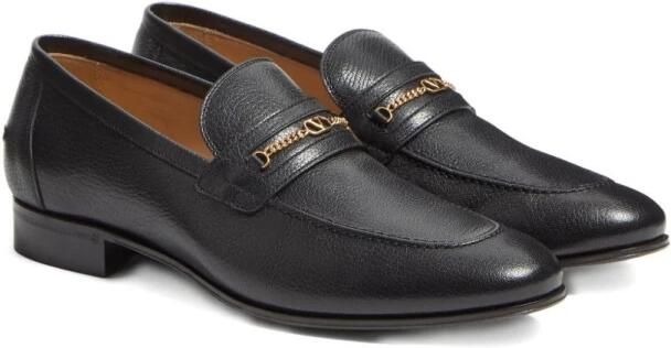 Valentino Garavani Zwarte Suède Loafers voor Mannen