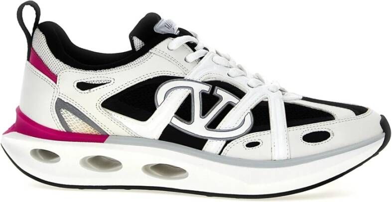 Valentino Garavani Vlogo Easyjog Sneaker in Vitello Tessuto