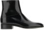Valentino Garavani Vlogo Plaque Almond Toe Enkellaarsjes - Thumbnail 1