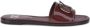 Valentino Garavani VLogo Slide Sandalen met Spiegelende Piping - Thumbnail 1