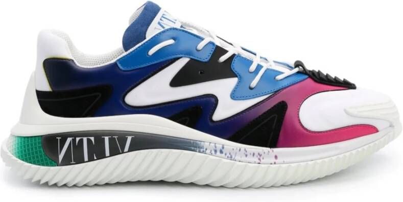 Valentino Garavani Wade Runner Sneakers met Suède Detail Multicolor Heren