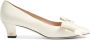 Valentino Garavani Witte Flat Shoes met V-Logo - Thumbnail 1