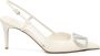 Valentino Garavani Witte gehakte VLogo leren pumps - Thumbnail 1