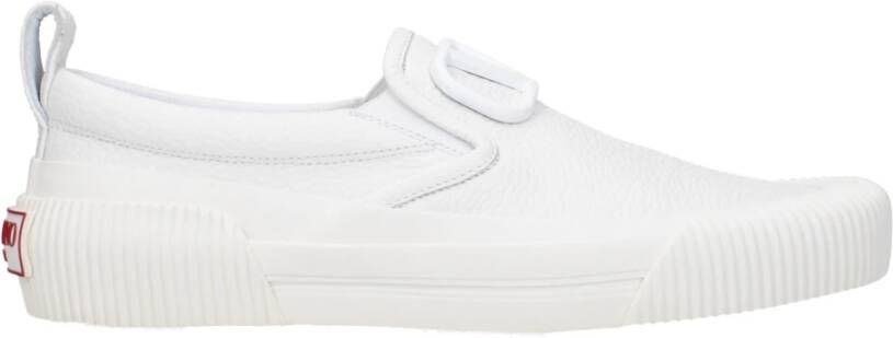 Valentino Garavani Witte leren instaploafer