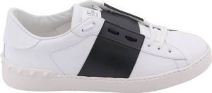 Valentino Garavani Witte Leren Sneakers Aw23 Wit Heren