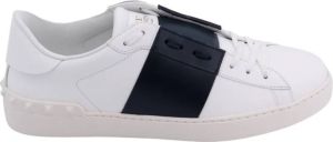 Valentino Garavani Witte Leren Veterschoenen Aw23 Wit Heren