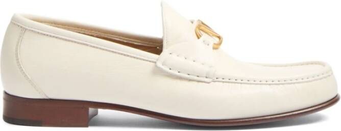 Valentino Garavani Witte platte schoenen Elegante stijl