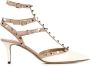 Valentino Garavani Witte puntige neus slingback pumps - Thumbnail 1