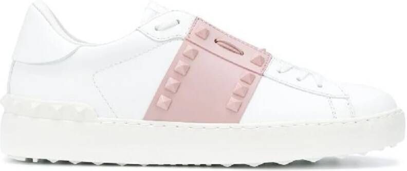 Valentino Garavani Witte Rockstud Sneakers White Dames