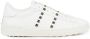 Valentino Garavani Witte Sneakers met Zilveren Studs White Heren - Thumbnail 1