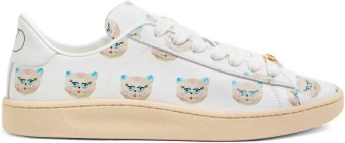 Valentino Garavani Witte Sneakers VLogo Signature Ronde Neus