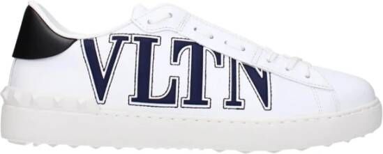 Valentino Garavani Witte zwarte leren herensneakers