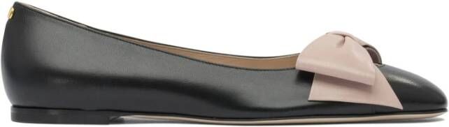 Valentino Garavani Zwarte Bow Ballerina Schoenen