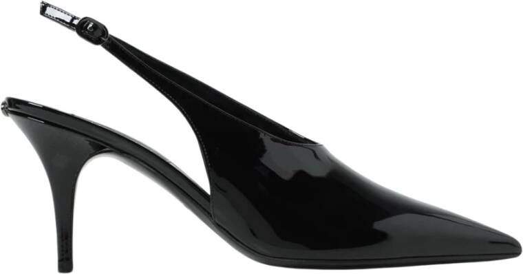 Valentino Garavani Zwarte Slingback Pump van Lakleer