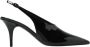 Valentino Garavani Zwarte Slingback Pump van Lakleer - Thumbnail 1