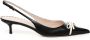 Valentino Garavani Zwarte Lakleren Slingback Strik Hakken Black Dames - Thumbnail 1
