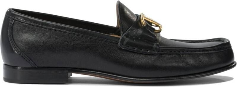 Valentino Garavani Zwarte Loafer Schoenen voor Vrouwen