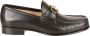 Valentino Garavani Zwarte platte schoenen VLogo Signature Loafer - Thumbnail 1
