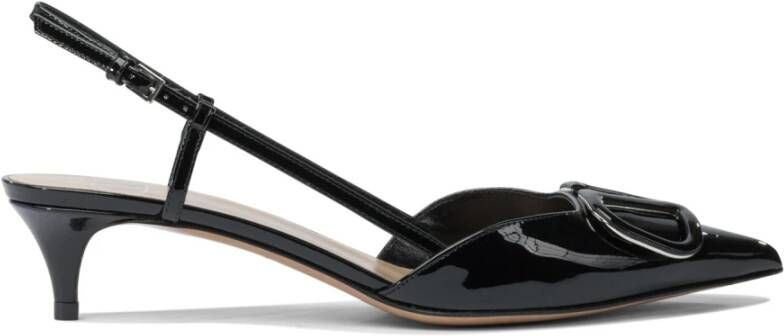 Valentino Garavani Zwarte Pumps VLogo Signature Slingback