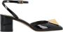 Valentino Garavani Zwarte Rockstud Enkelband Pumps - Thumbnail 1