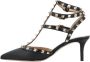 Valentino Garavani Zwarte Rockstud Pointedtoe Pump Hakken - Thumbnail 1