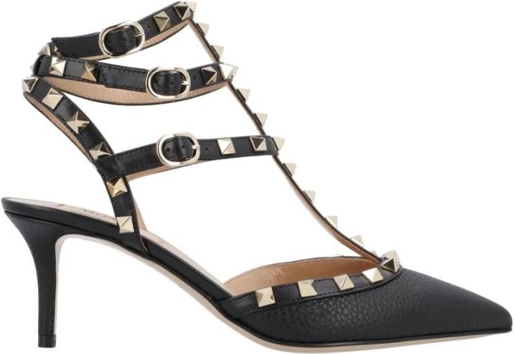 Valentino Garavani Zwarte Rockstud Slingback Pumps