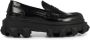 Valentino Garavani Zwarte Trackstud Loafers Logo Rubberen Zool - Thumbnail 1