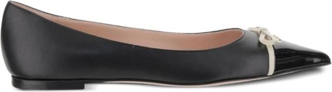 Valentino Garavani Zwarte VLogo Signature Platte Schoenen