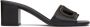 Valentino Garavani Zwarte leren VLogo sandalen Black Dames - Thumbnail 7