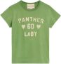 Valentino Groene Crew Neck Slogan Print T-shirts - Thumbnail 1