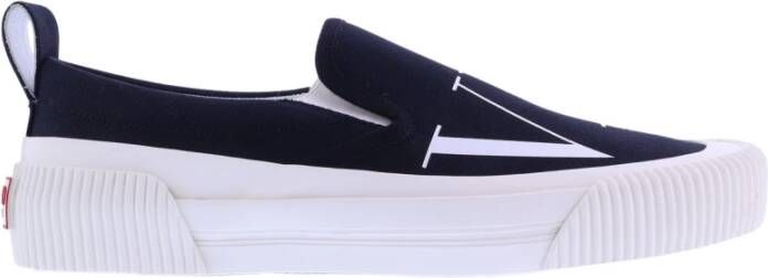 Valentino Vltn Logo Slip on Sneakers Black Heren