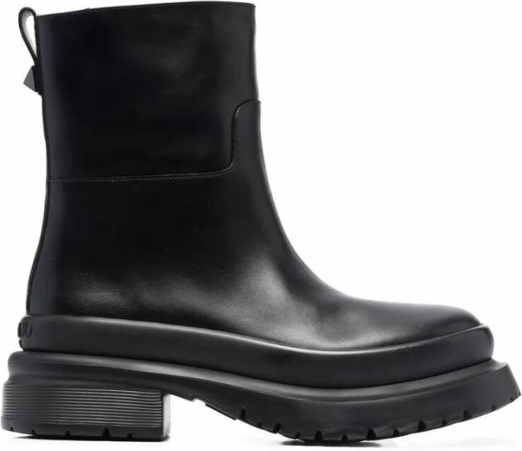 Valentino Rockstud Almond-Toe Enkellaarsjes