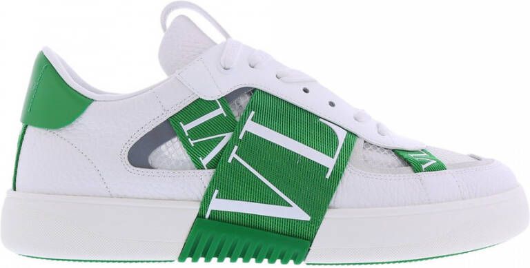 Valentino Garavani Leren en synthetische sneakers Leer.4 Wit Heren