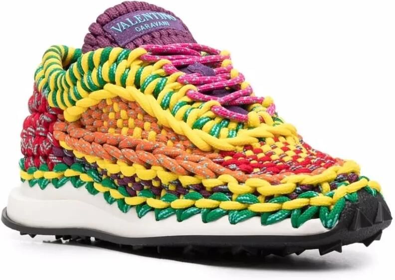 Valentino Crochet Low-Top Sneakers - Foto 2
