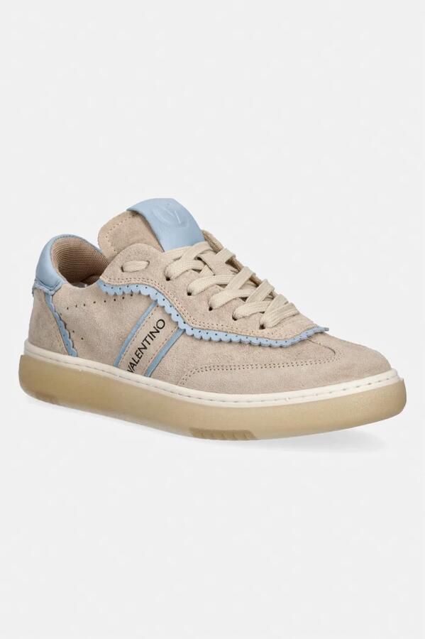 Valentino Glanzende Suède Contrast Sneaker - Foto 2
