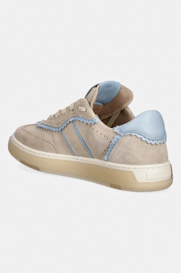 Valentino Glanzende Suède Contrast Sneaker - Foto 3