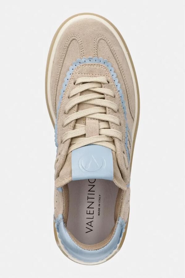 Valentino Glanzende Suède Contrast Sneaker - Foto 4