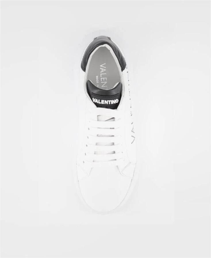 Valentino Witte leren sneakers met logo-opdruk White Heren - Foto 3