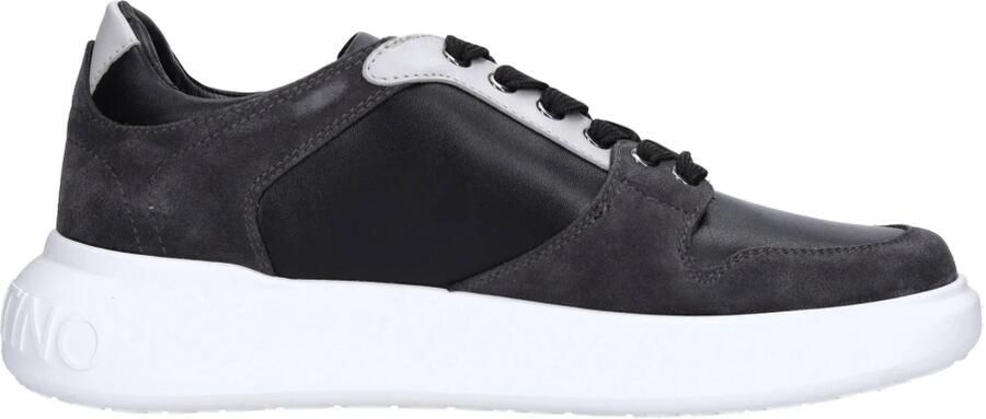 Valentino Leren en suède sneakers