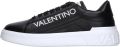 Valentino Rey Leren Low-Top Sneakers - Zwart