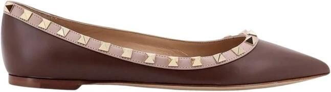 Valentino Rockstud Ballerina's met Puntneus