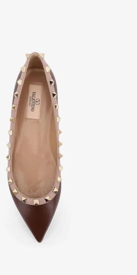 Valentino Rockstud Ballerina's met Puntneus - Foto 2