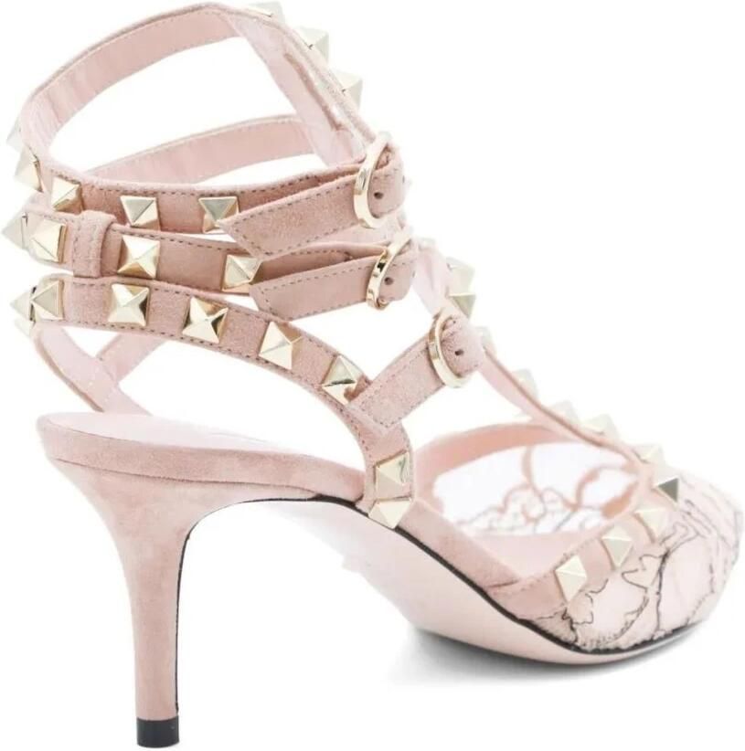 Valentino Rockstud Lace Pumps - Foto 2