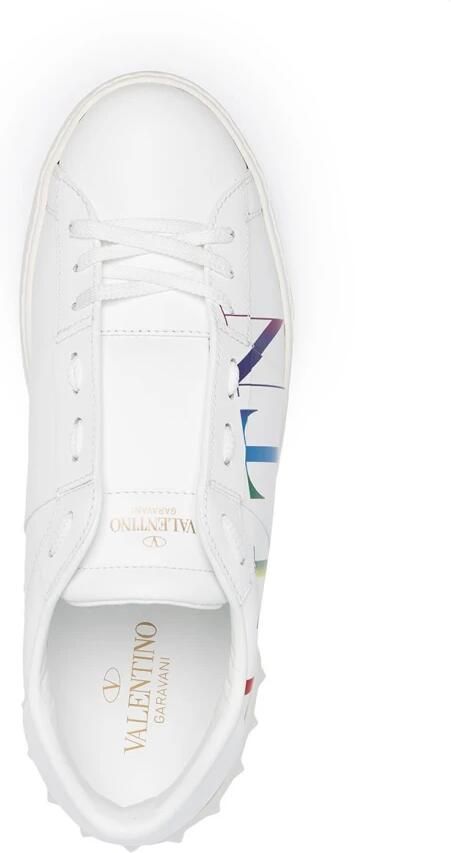 Valentino Rockstud Leather Sneakers - Foto 2