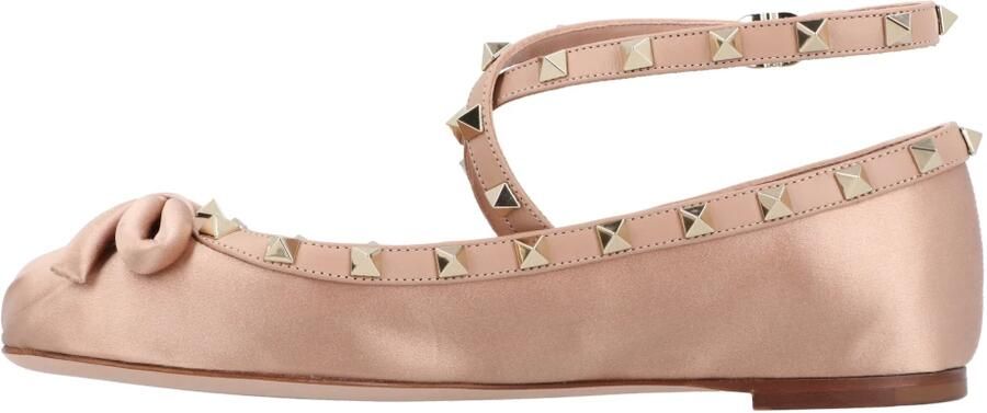 Valentino Rockstud Satin Ballerina - Foto 5