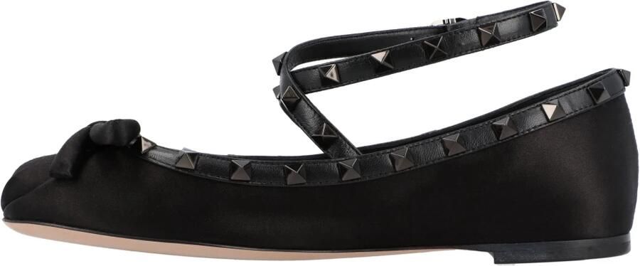 Valentino Rockstud Satin Ballerina - Foto 5