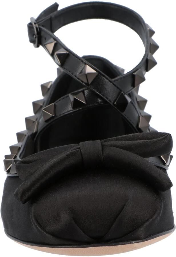 Valentino Rockstud Satin Ballerina - Foto 3