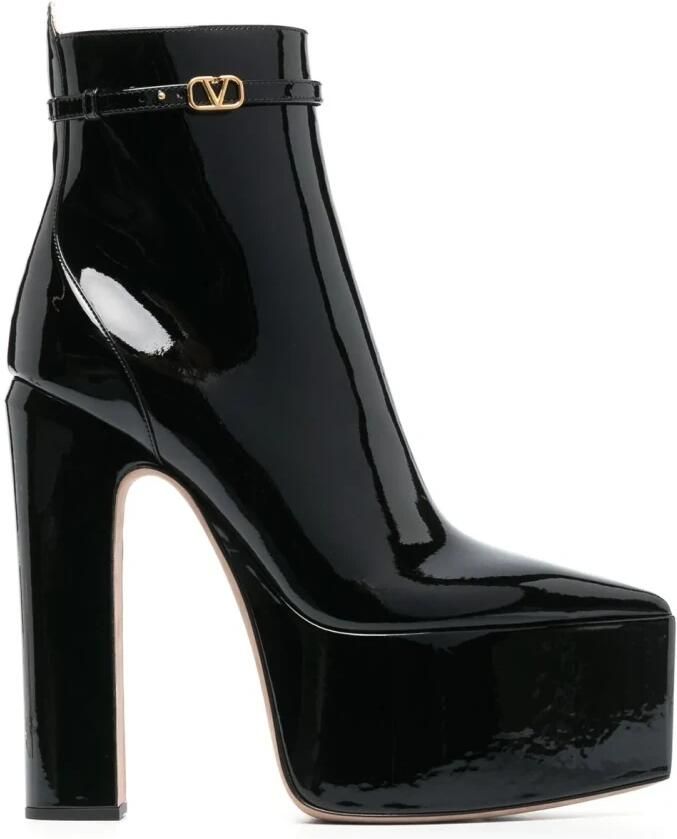 Valentino Tan-Go Platform Boots