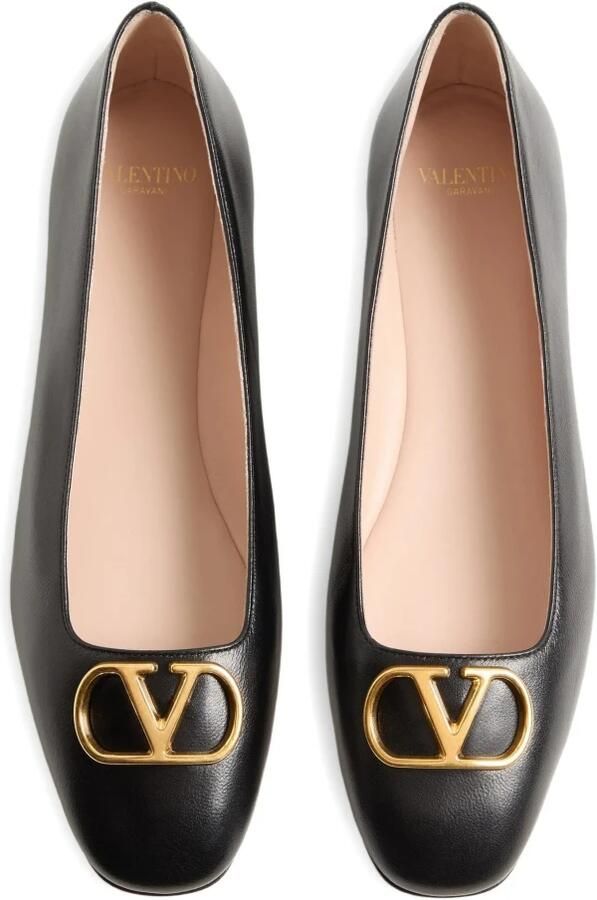 Valentino VLogo Signature Ballerina In Nappa - Foto 3