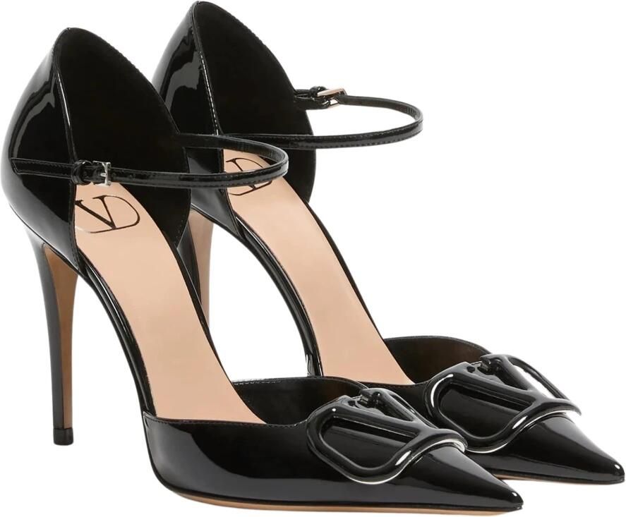 Valentino VLogo Signature D'Orsay Patentleren Pumps 100mm - Foto 2